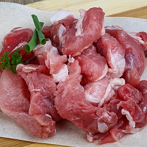 FREE RANGE DICED PORK 500gr