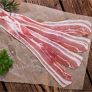 ENGLISH SLICED STREAKY BACON 500gr