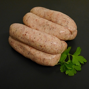 SAUSAGES PORK AND MUSTARD (1LB)