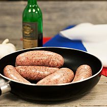 view SAUSAGES TOULOUSE (HERB,GARLIC,RED WINE) (1LB) details